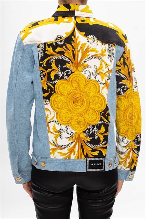 versace denim jackets|Versace denim jacket women's.